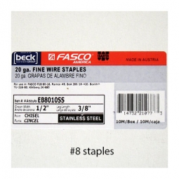 Stainless steel staples