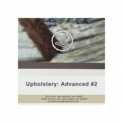 Upholstery DVD: Advanced Furniture Techniques #2